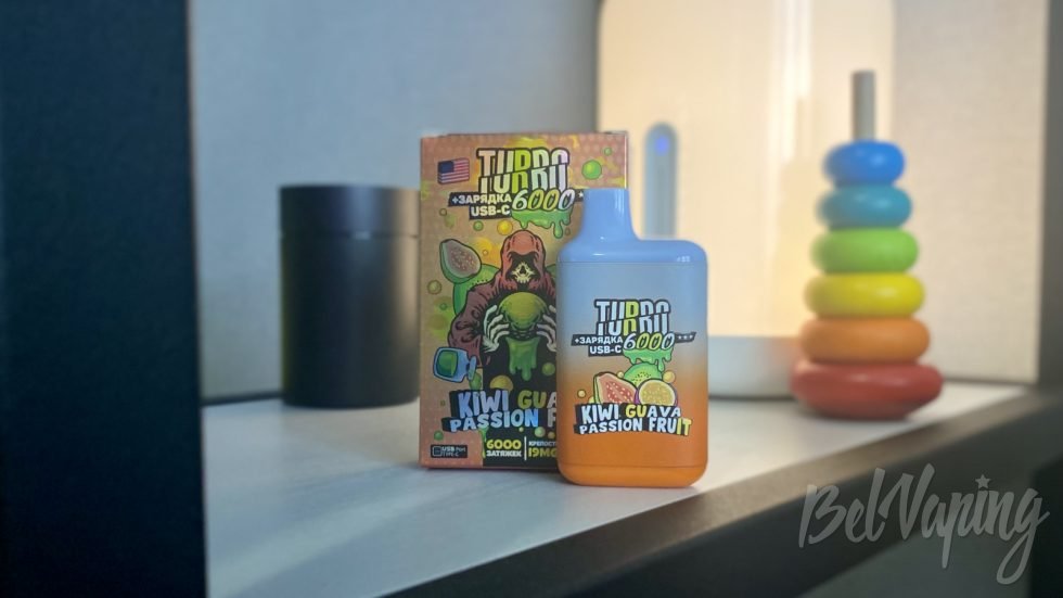 Одноразка Turbo Max 6000 Kiwi Guava Passion Fruit