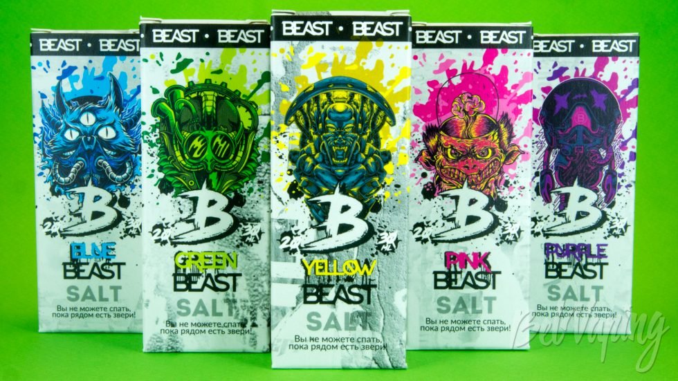 Обзор солевых жидкостей BEAST от AlfaVape