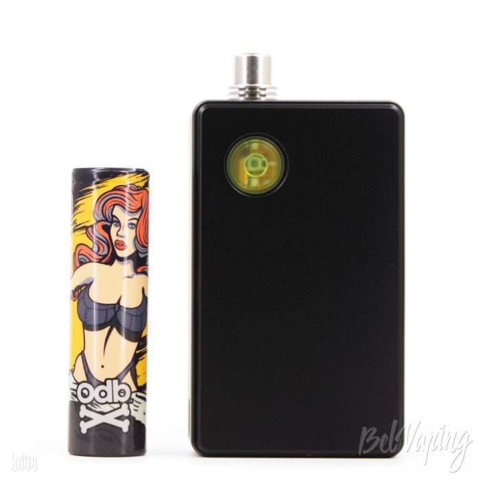 Сравнение размеров аккумулятора 18650 и Cthulhu RBA AIO BOX