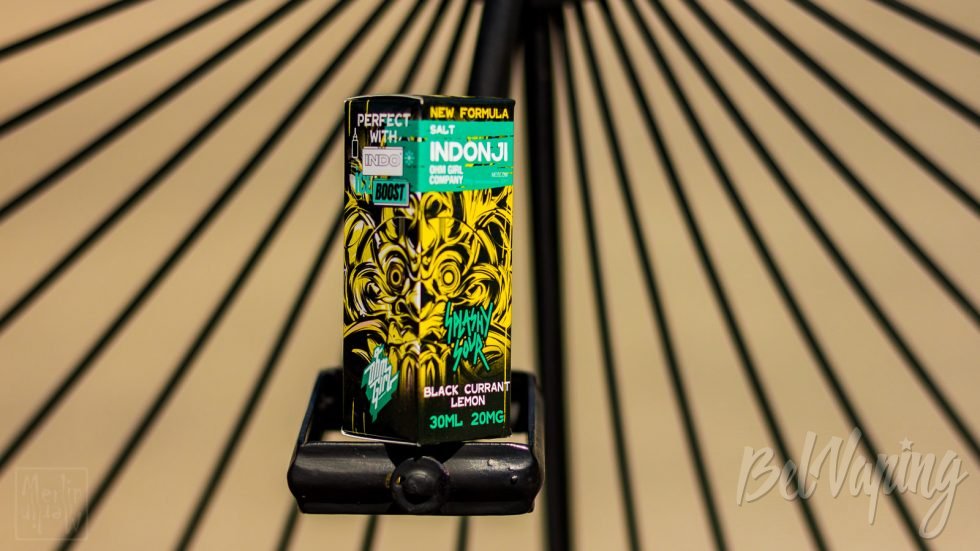 Жидкость Indonji Salt - Splashy Sour Black Currant Lemon