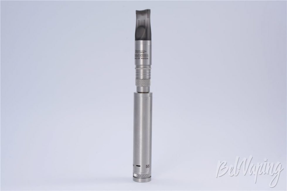 Механический мод TEMON от Metal Madness Vapors - внешний вид с испарителем