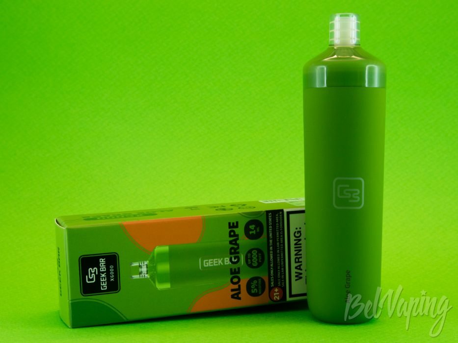 Одноразки GEEK BAR X6000 - вкус ALOE GRAPE