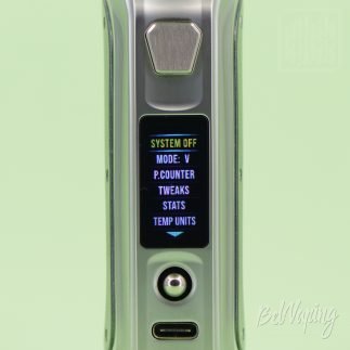 Меню SXmini SL Class V2 Box Mod