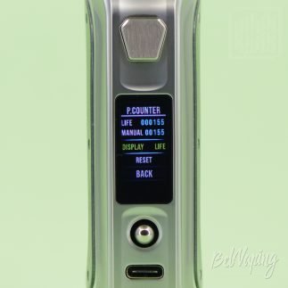 Счетчик затяжек в SXmini SL Class V2 Box Mod