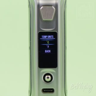 Настройки термоконтроль SXmini SL Class V2 Box Mod
