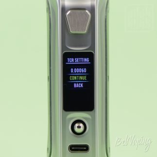 Настройки термоконтроль SXmini SL Class V2 Box Mod