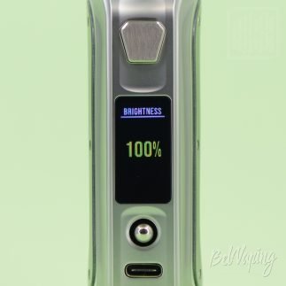 Настройка яркости экрана SXmini SL Class V2 Box Mod