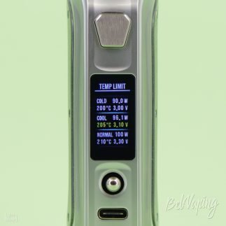 Настройка температурных пресетов SXmini SL Class V2 Box Mod в режиме термоконтроля
