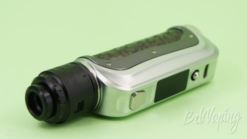 Посадка атомайзера 28 мм (Pandemic 28mm RDA Plague Edition) на SXmini SL Class V2 Box Mod