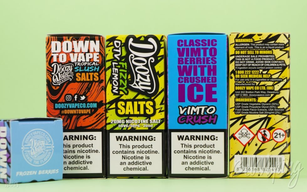 Упаковка жидкости Doozy Salts