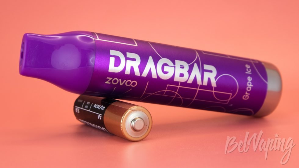 Обзор одноразок DRAGBAR 5000C от Zovoo - вкус GRAPE ICE