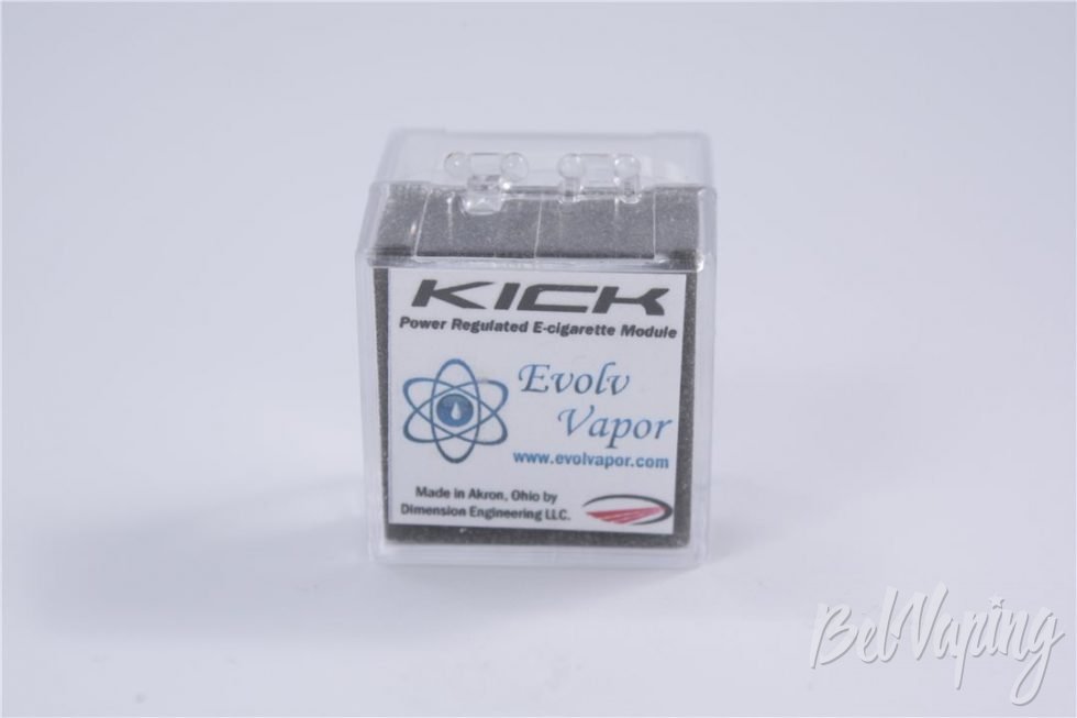 The Kick от Evolv. История вейпинга - лого производителя