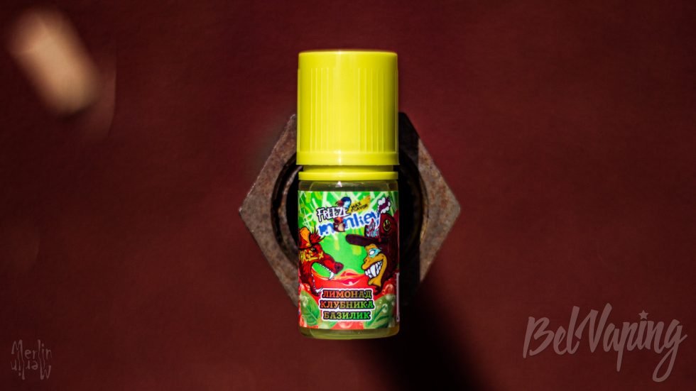 Жидкость Freeze Monkey Max Flavor - Strawberry Basil Lemonade