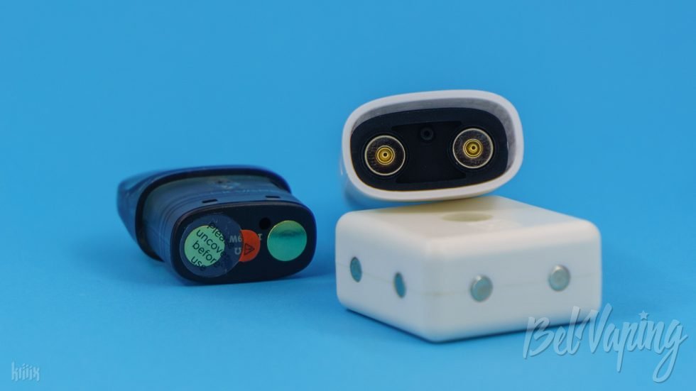 Контакты и разъем подключения картриджа в Geekvape SONDER U Pod