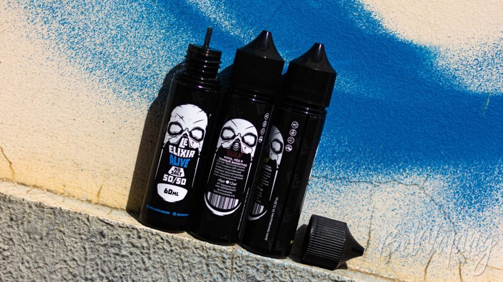 Тара и упаковка жидкости Le Elixir No Salt
