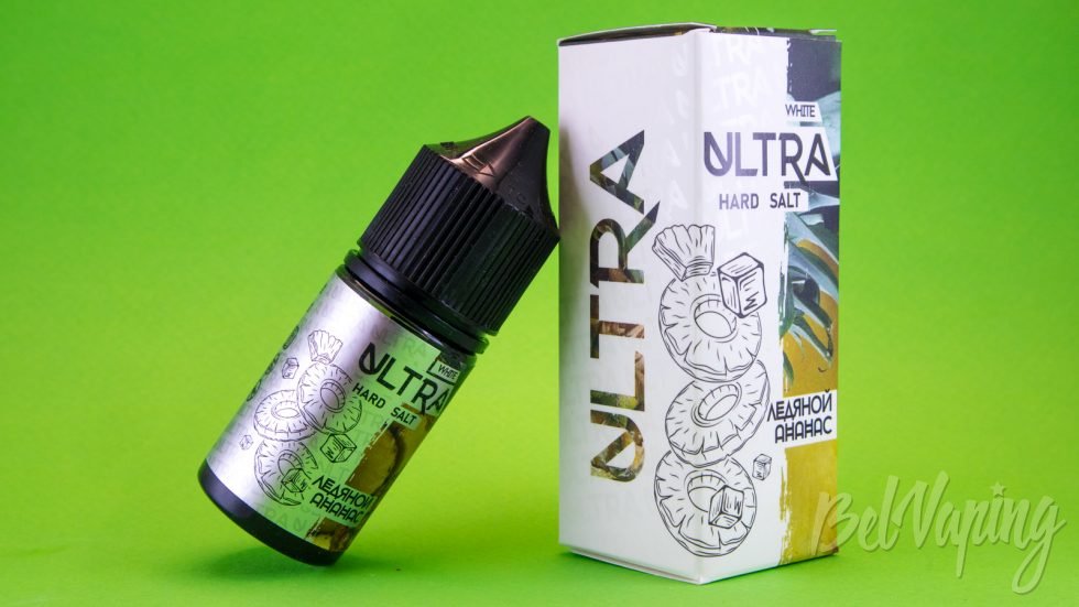 Обзор солевых жидкостей ULTRA WHITE - вкус ЛЕДЯНОЙ АНАНАС