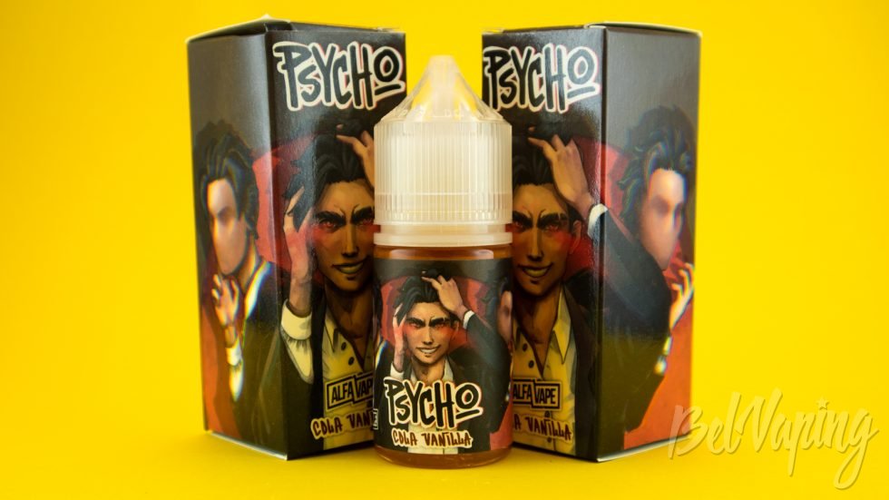 Обзор жидкостей PSYCHO от AlfaVape - вкус COLA VANILLA