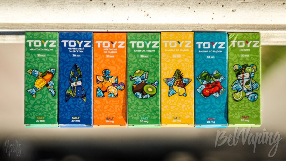 Обзор жидкости TOYZ от Urban Tobacco Group на солевом никотине