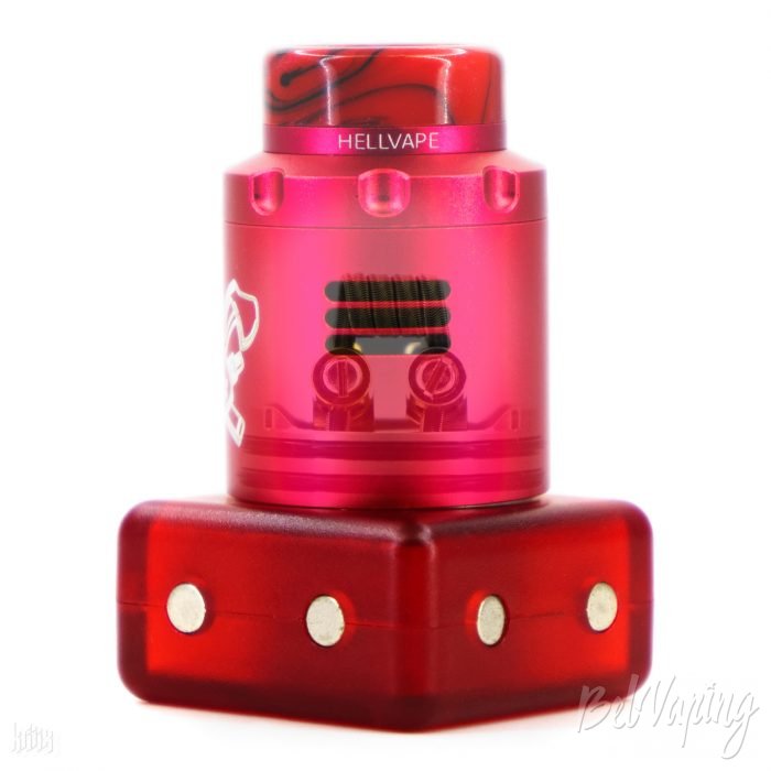 Положение спиралей относительно обдува в Dead Rabbit V3 RDA