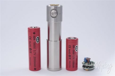 Механический мод TELESCOPIC-20 от Sigelei - возможность поставить KICK