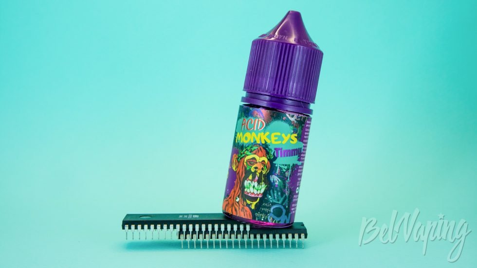 Обзор солевых жидкостей ACID MONKEYS - вкус TIMMY