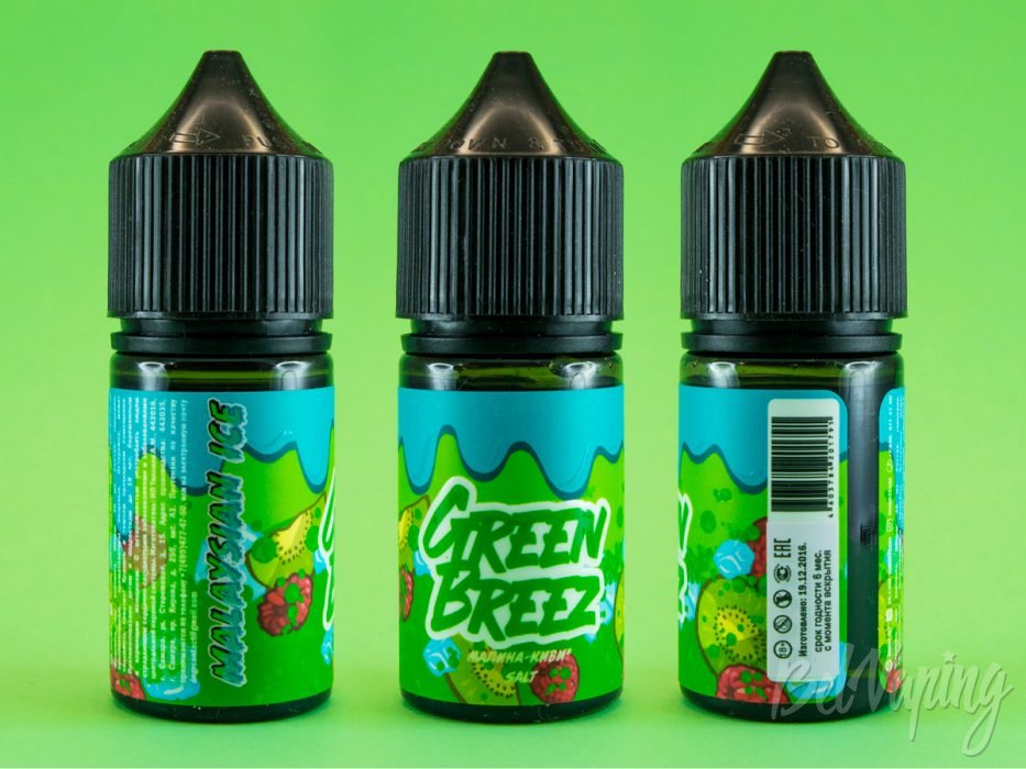 Обзор жидкостей MALAYSIAN ICE - вкус GREEN BREEZ