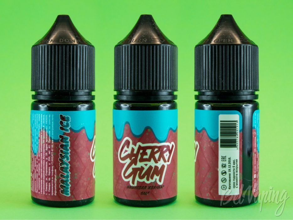 Обзор жидкостей MALAYSIAN ICE - вкус CHERRY GUM