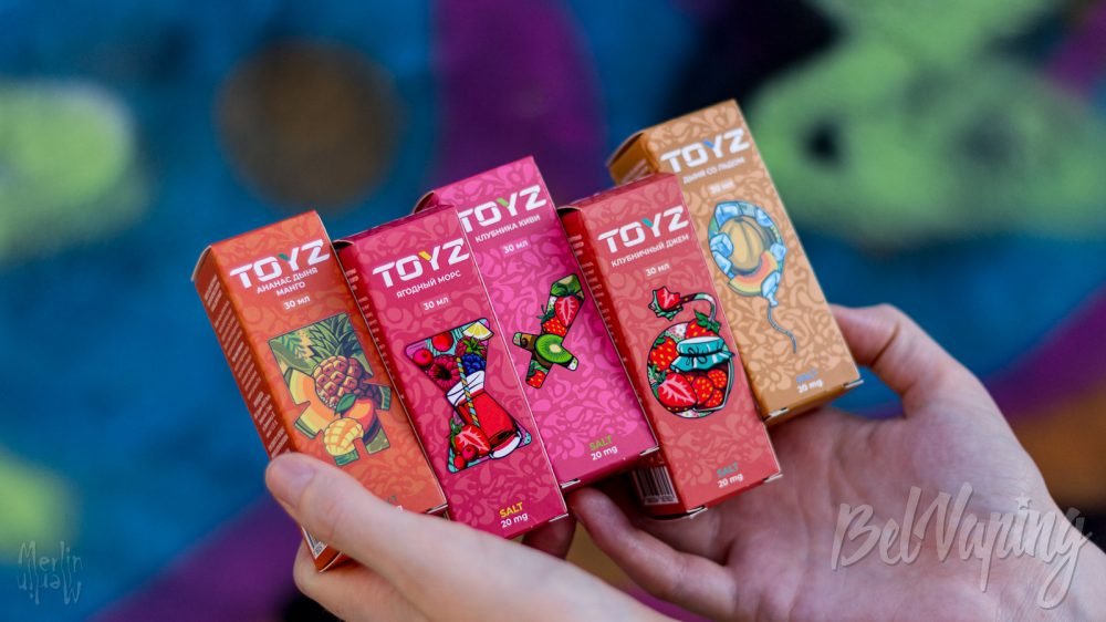 Обзор жидкости TOYZ от Urban Tobacco Group на солевом никотине