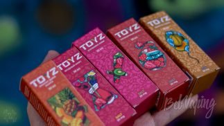 Внешний вид упаковки жидкости TOYZ