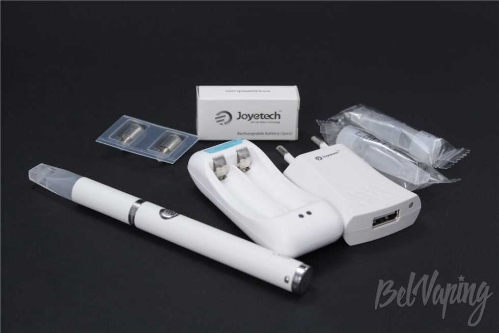 Joyetech eCab. История вейпинга - комплект поставки