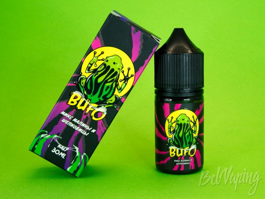 Обзор солевых жидкостей BUFO - вкус МИКС МАЛИНЫ И ШЕЛКОВИЦЫ