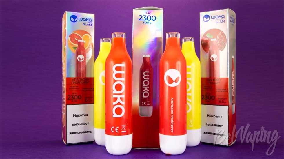 Обзор одноразок WAKA SLAM 2300 от Relx