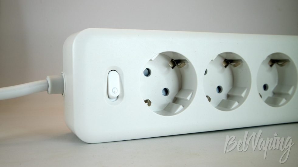 Сетевой фильтр с USB TOP-PWS4 - выключатель