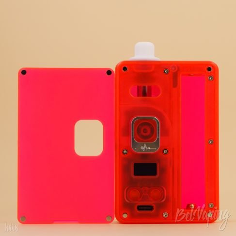 Внешний вид Vandy Vape Pulse AIO.5 под дверкой справа