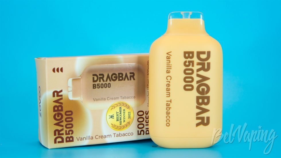 Обзор одноразок DRAGBAR B5000 от Zoovo - вкус VANILLA CREAM TABACCO