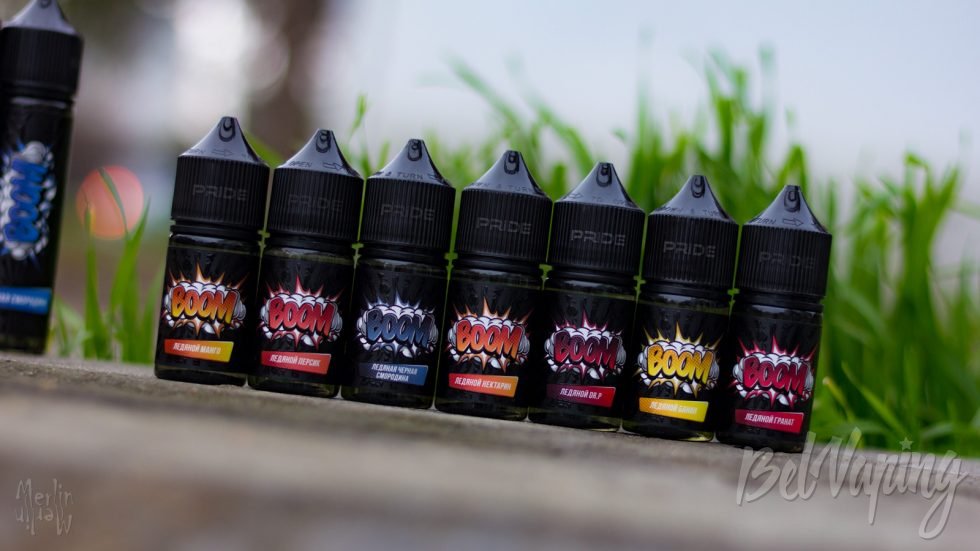 Вкусы жидкости BOOM от Pride Vape