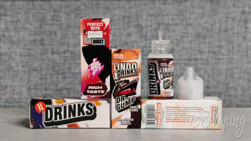 Упаковка и тара жидкости IndoDrinks