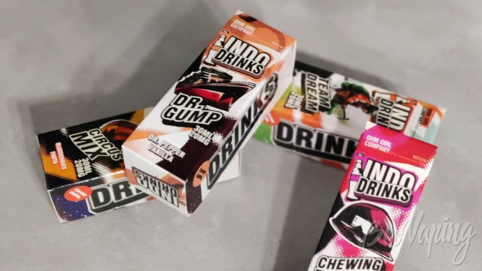 Новые вкусы жидкости IndoDrinks от Ohm Girl