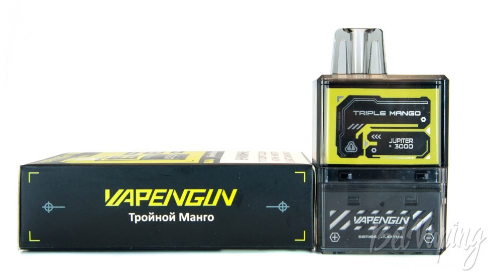 Обзор одноразок VAPENGIN JUPITER 3000 - вкус ТРОЙНОЙ МАНГО