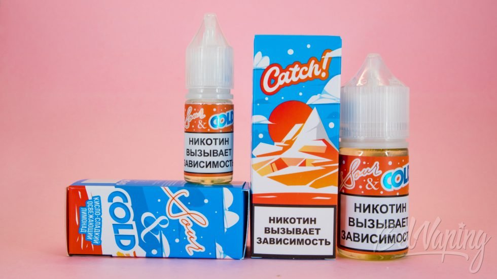 Обзор солевых жидкостей CATCH! от GAS Group - вкус SOUR & COLD