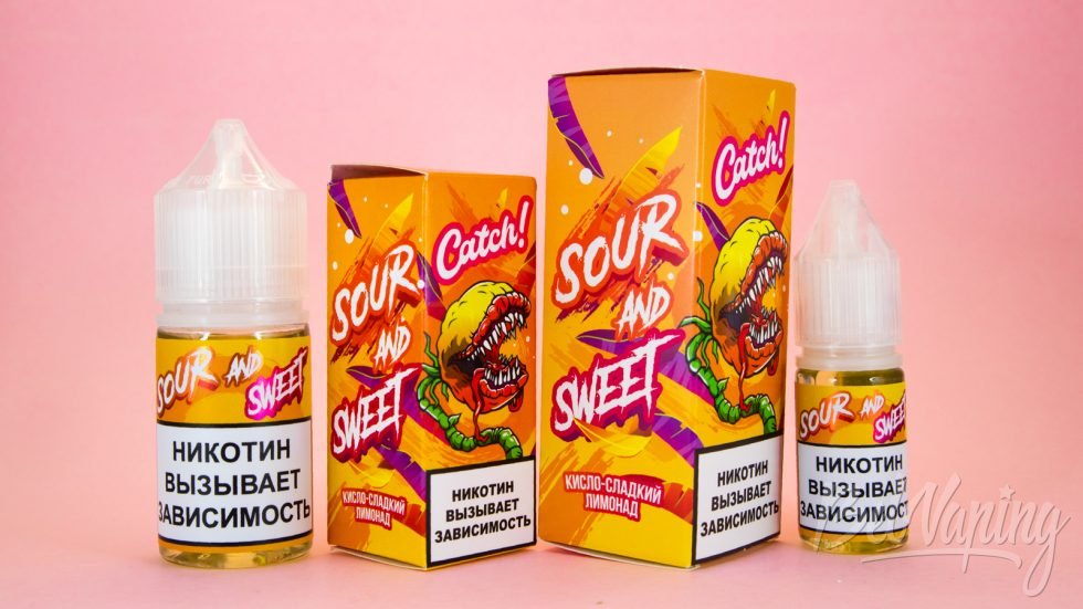 Обзор солевых жидкостей CATCH! от GAS Group - вкус SOUR AND SWEET