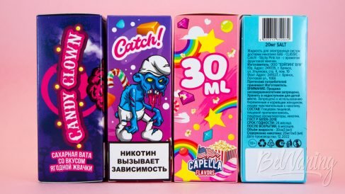 Обзор солевых жидкостей CATCH! - упаковка
