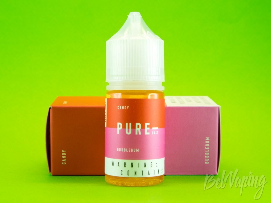 Обзор жидкостей Dinner Lady PURE SALT CANDY - вкус BUBBLEGUM