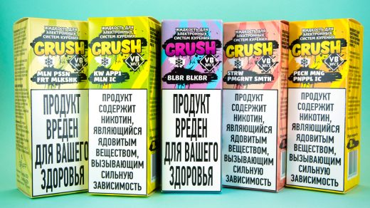 Обзор жидкостей CRUSH от Giraff и VB Juice