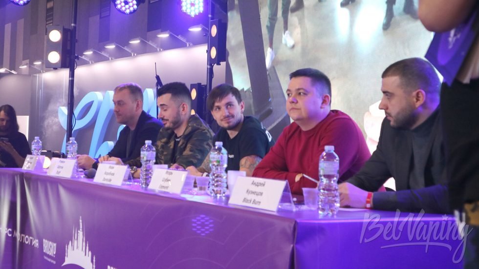 Vape Club Show Moscow 2022 жури конкурса миксология