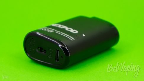 Внешний вид батарейного блока Wotofo nexPOD снизу