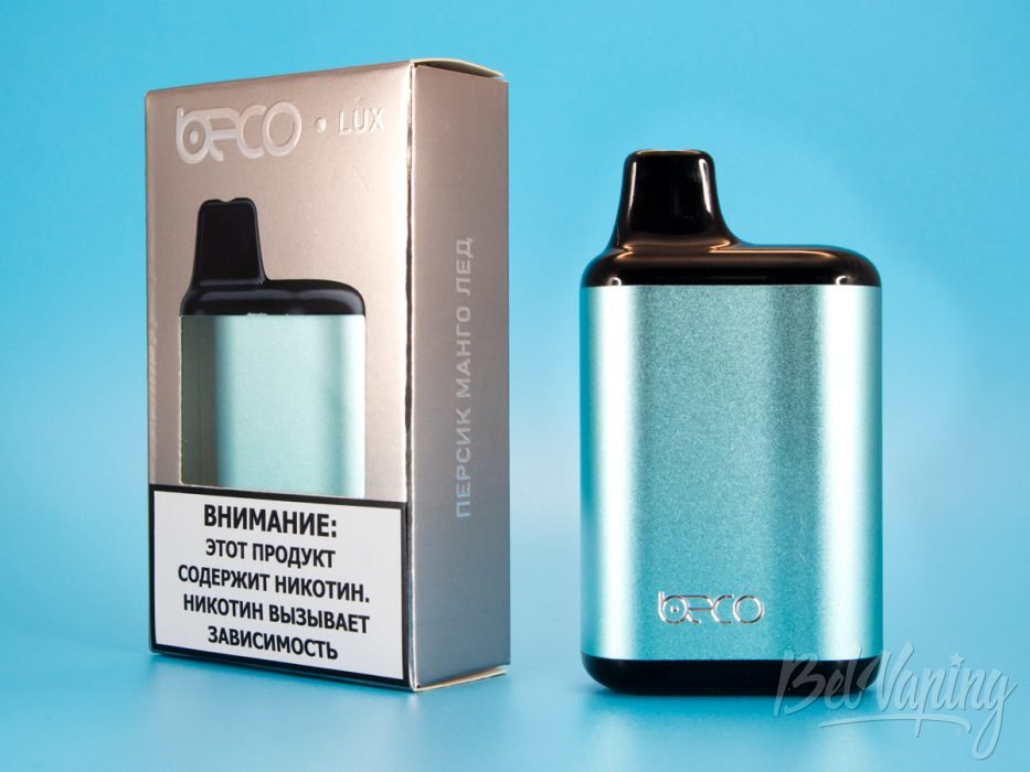 Обзор одноразок BECO LUX 5000 - вкус ПЕРСИК МАНГО ЛЁД