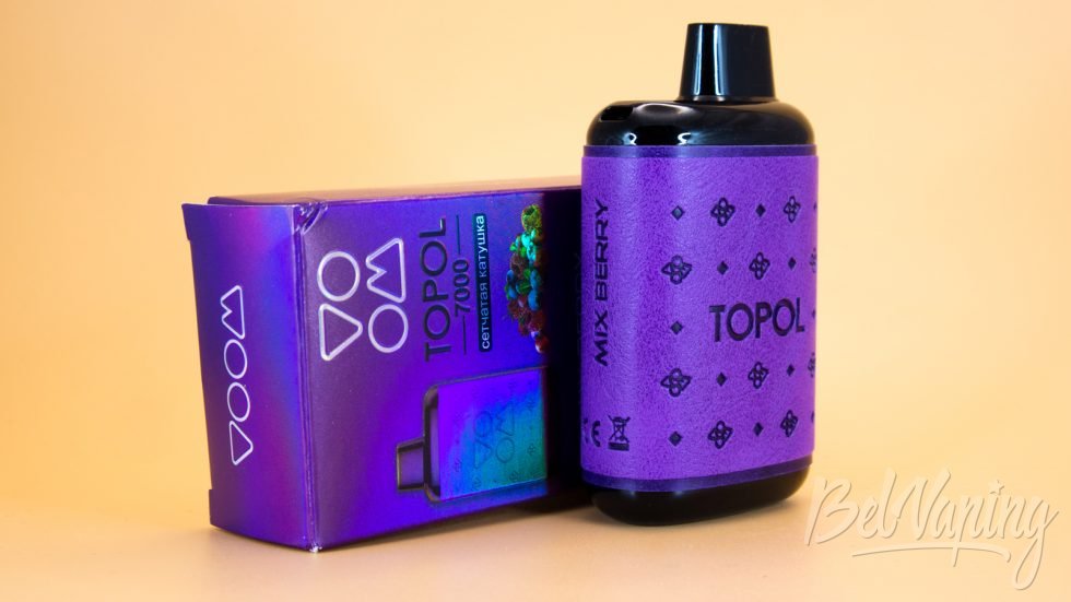 Обзор одноразок TOPOL 7000 - вкус MIX BERRY