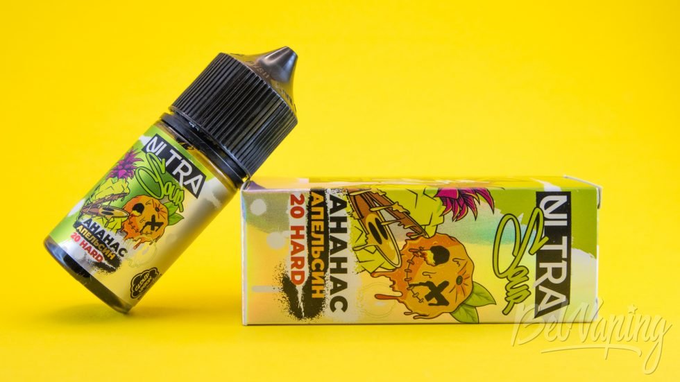Обзор солевых жидкостей ULTRA SOUR - вкус АНАНАС АПЕЛЬСИН