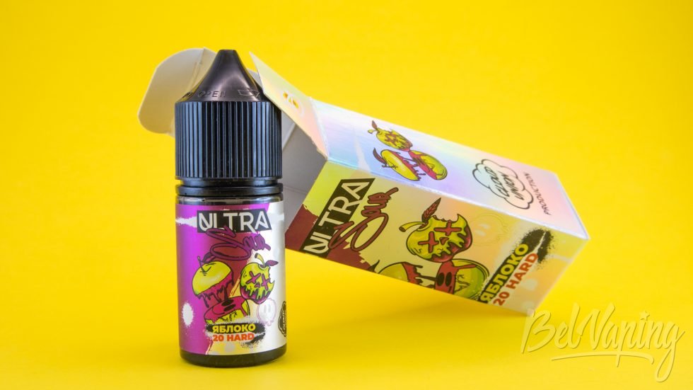 Обзор солевых жидкостей ULTRA SOUR - вкус ЯБЛОКО
